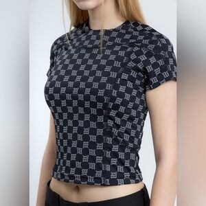 MISBHV Reflective Monogram Fitted T-Shirt